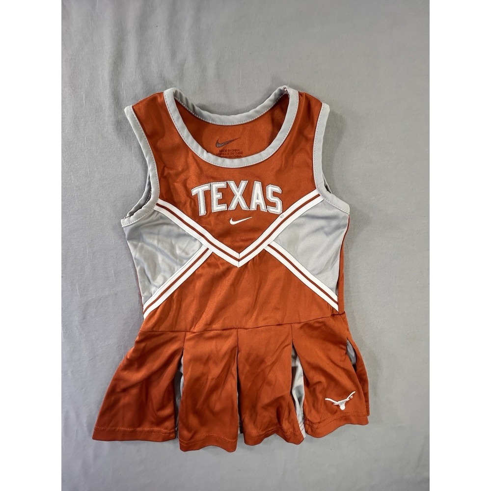 Nike Texas Longhorns Cheer Dress Girls 4T With Issues Collegiate Game Day‎